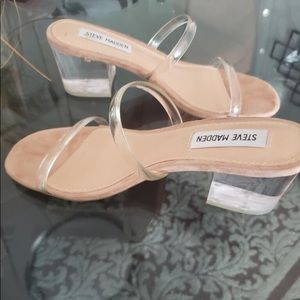 Clear Steve Madden Sandals